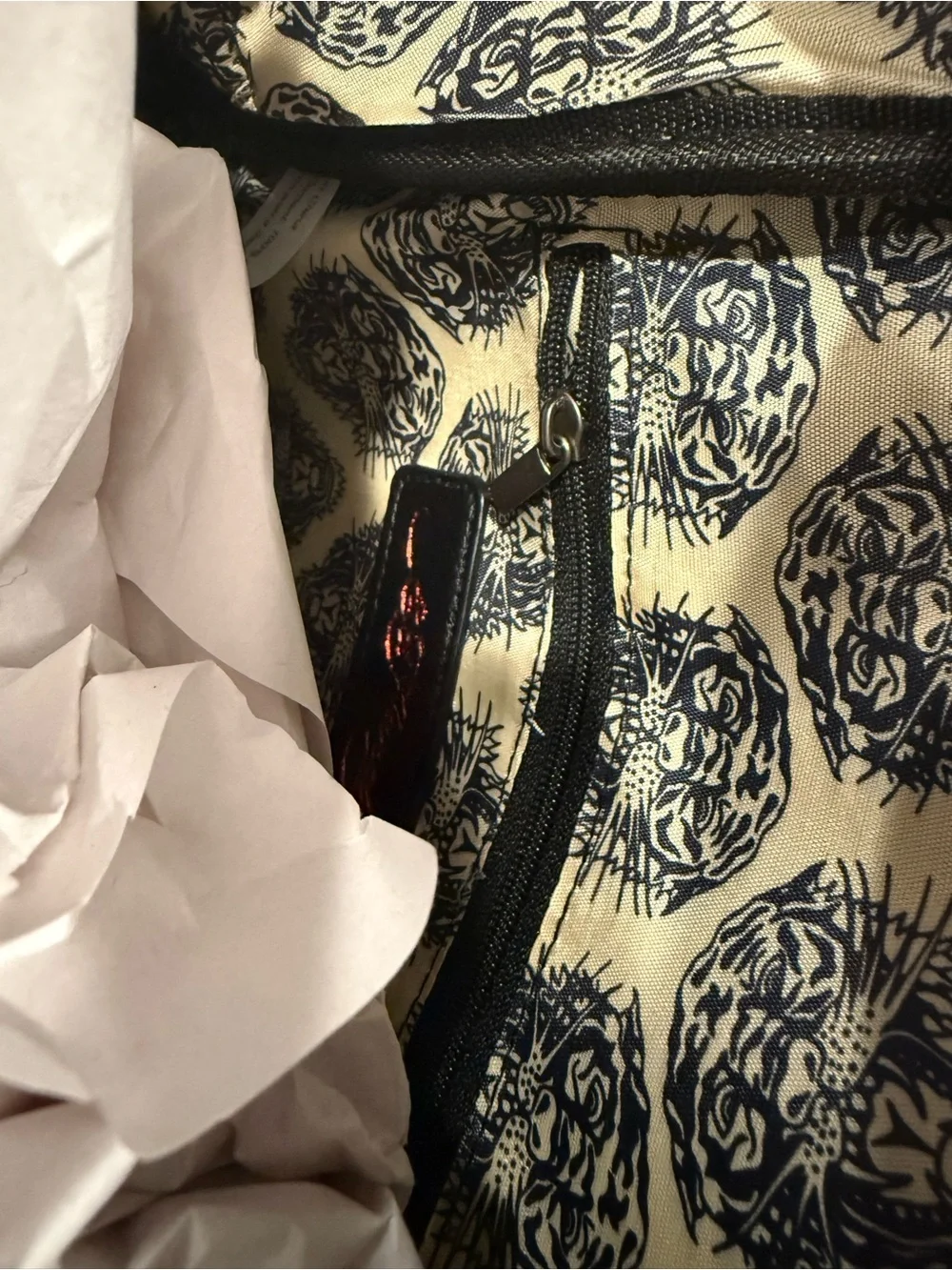 NWT Ed Hardy Pink Leopard Print w Skulls Mini Backpack